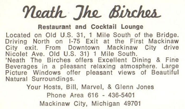 Bière de Mac Brew Works (Neath the Birches) - Vintage Postcard (newer photo)